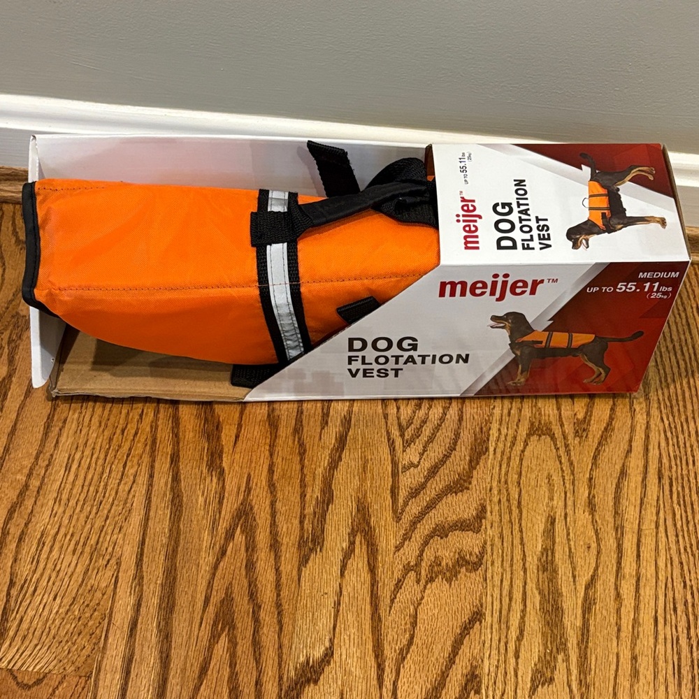 Orange Dog Flotation Vest